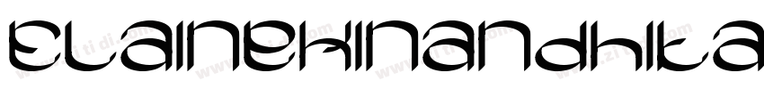ElaineKinandhita Reg字体转换